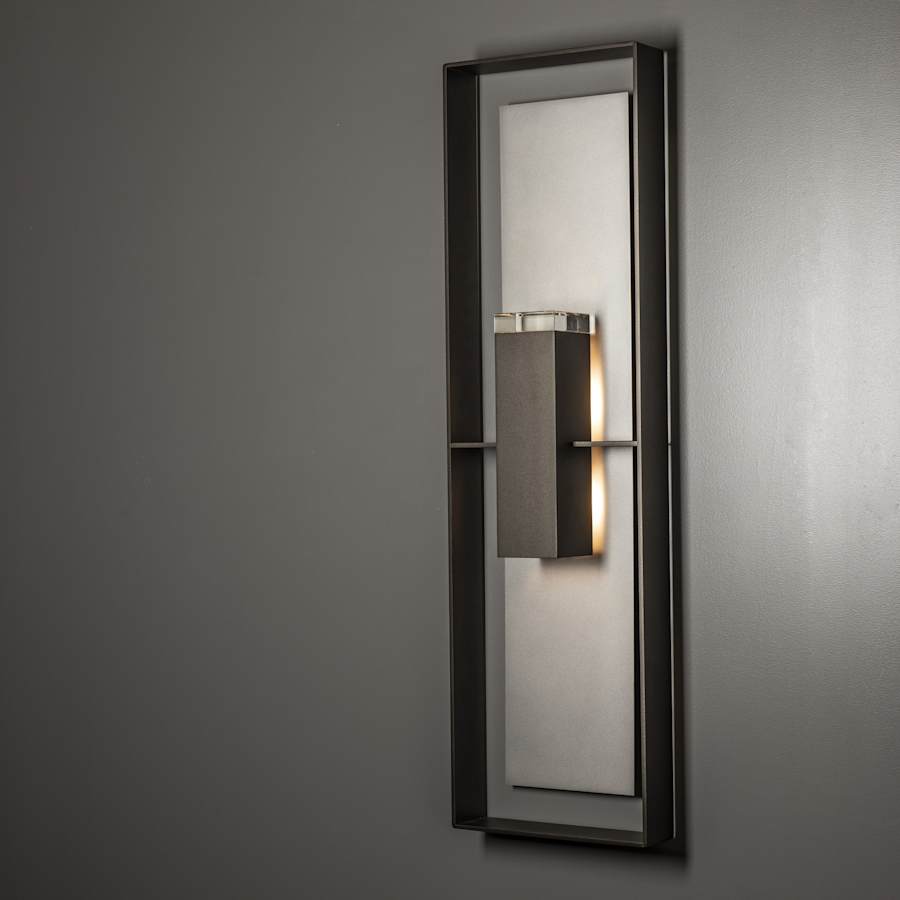 Shadow Box 2-Light 45" Tall Outdoor Wall Sconce