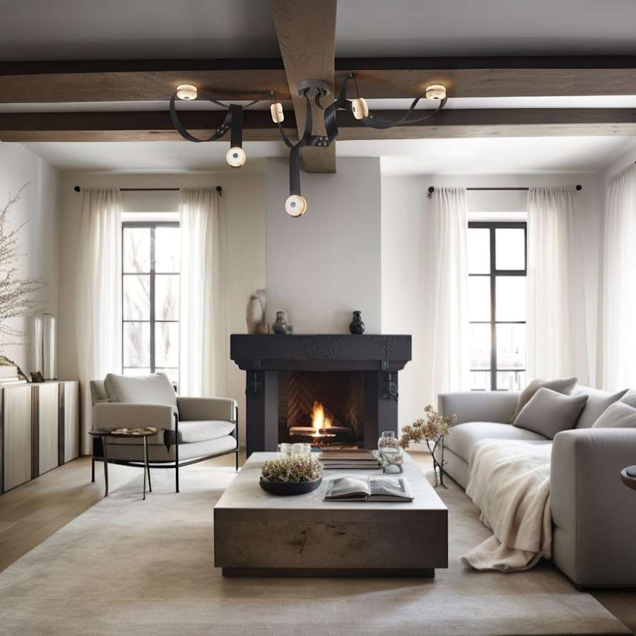 SNAPS 58" Wide Multi-Light Pendant