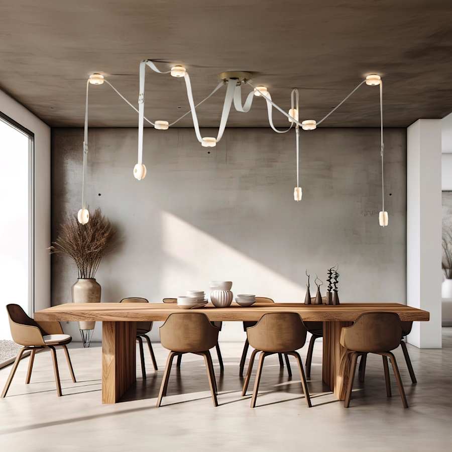 SNAPS 87" Wide Multi-Light Pendant