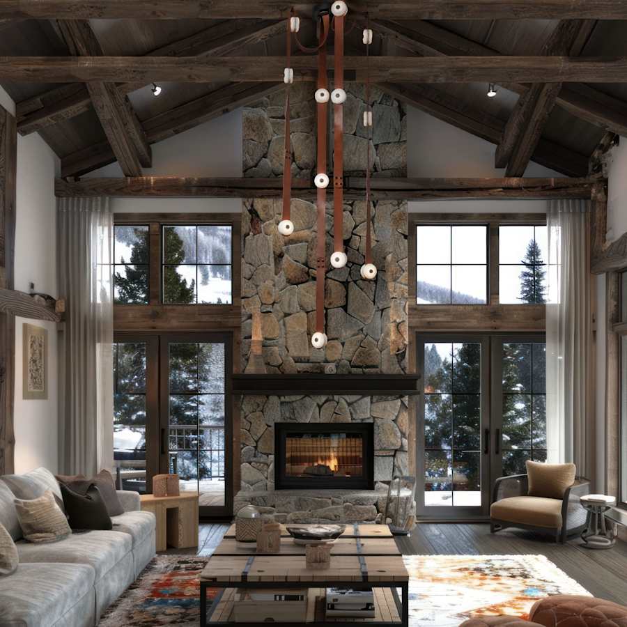 SNAPS 87" Wide Multi-Light Pendant