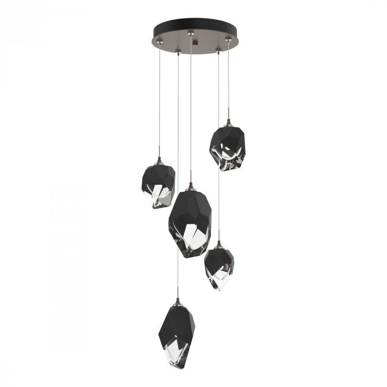 Chrysalis Pendant, 5-Light, White, White Polished Crystal, 15.7"W (131139-SKT-STND-02-WP0756 5YZTHV)