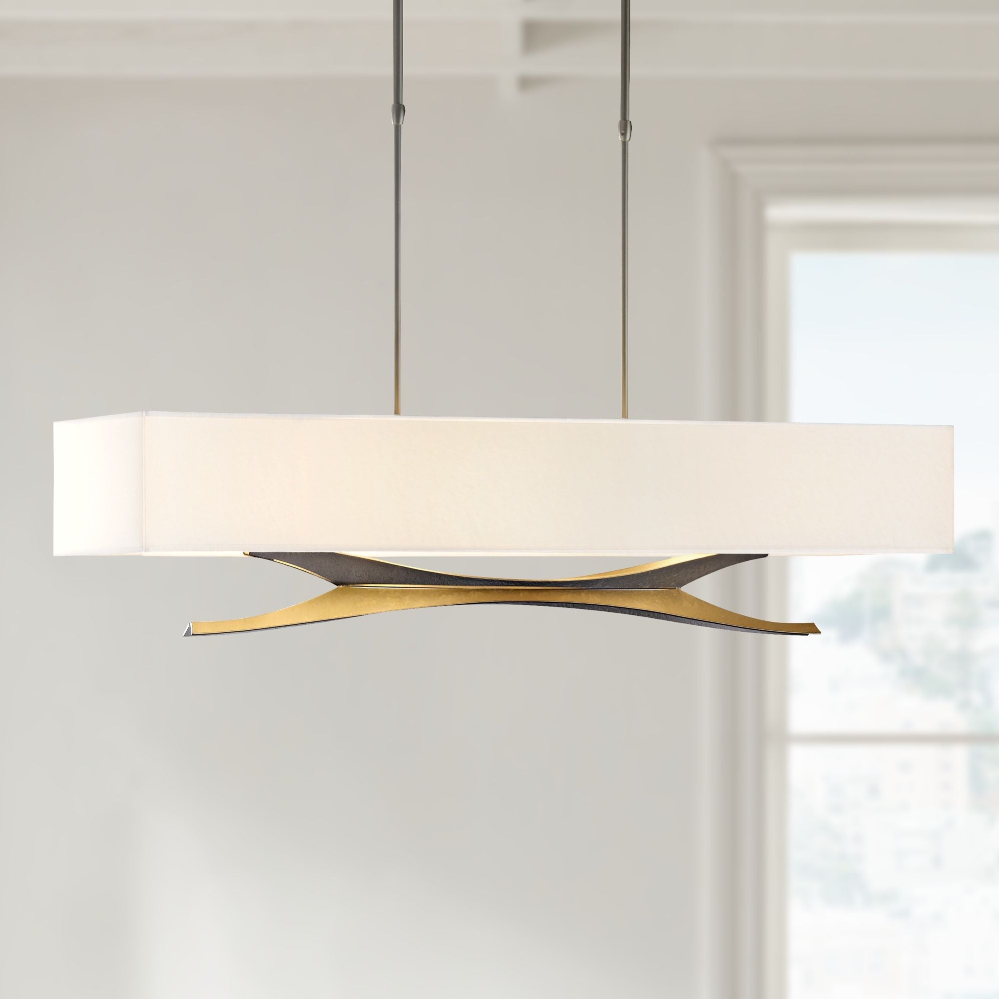Moreau 42" Wide Dark Smoke Modern Pendant Chandelier