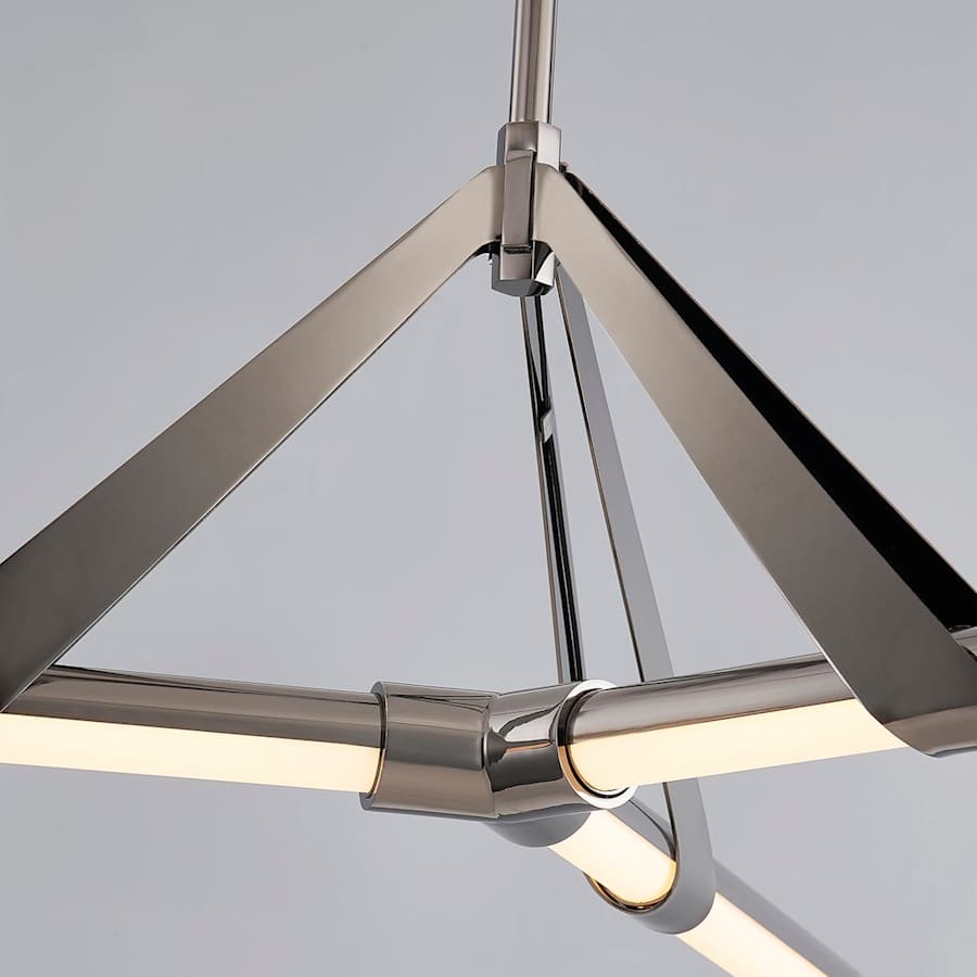 Jonas 3 Light 46" Wide LED Sputnik Chandelier