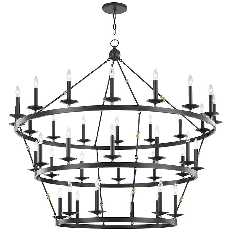 Allendale 36 Light 58" Wide Taper Candle Chandelier