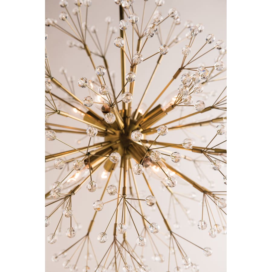 Dunkirk 10 Light 30" Wide Crystal Globe Chandelier