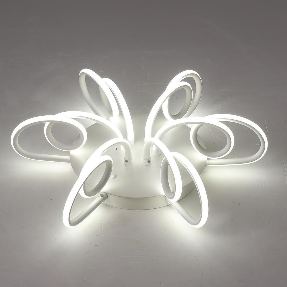 Chrysanthemum Flower Shaped Metal Silica Ceiling Light