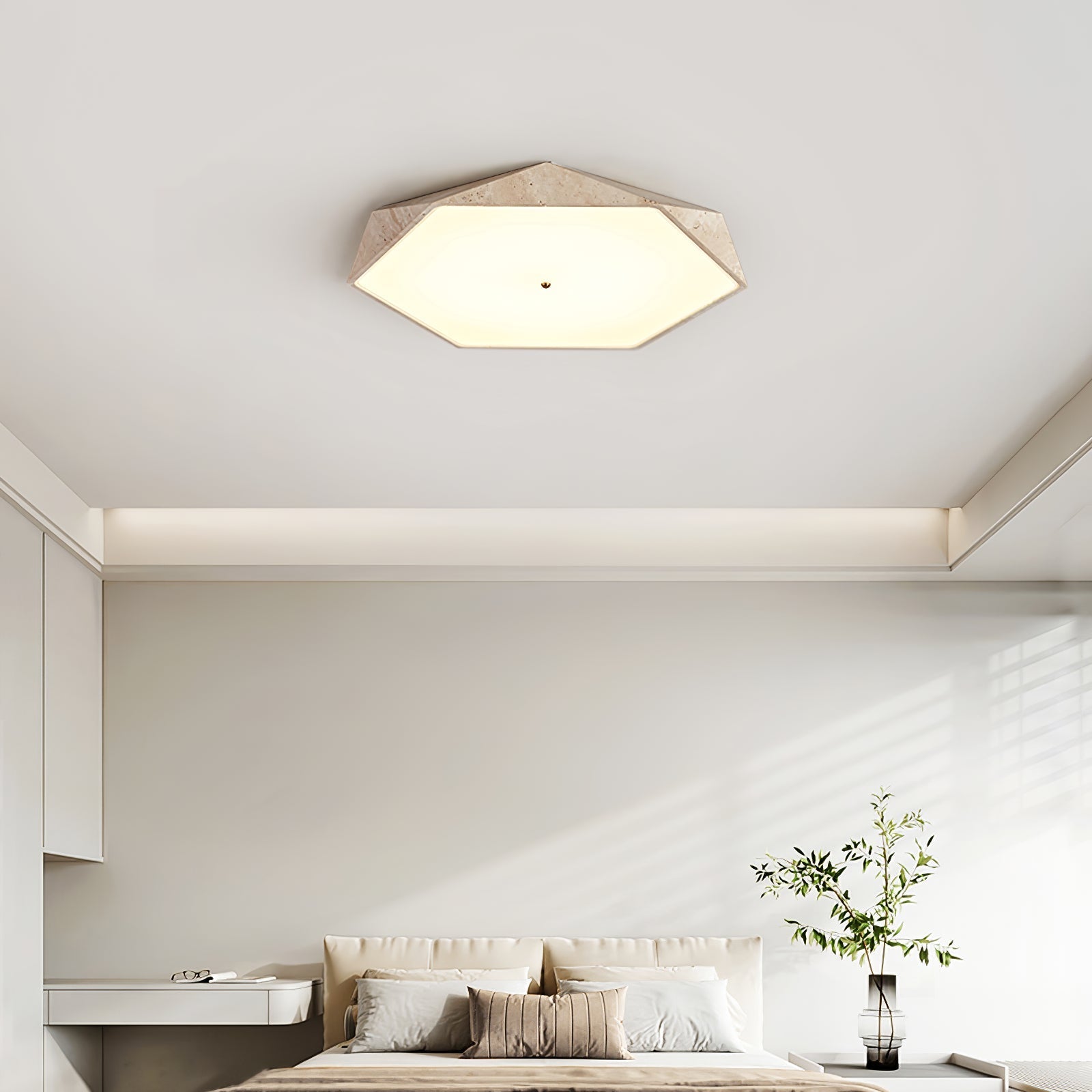Lunarc Stone Ceiling Light