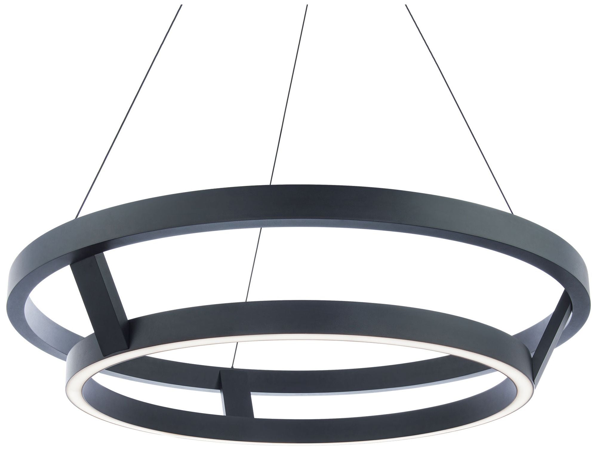 Imperial 8.13"H X 2-Light Chandelier in Black