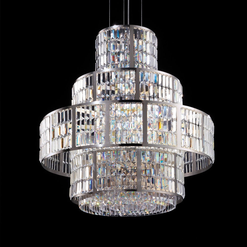 Italian Designer Art Deco Inspired Chandelier