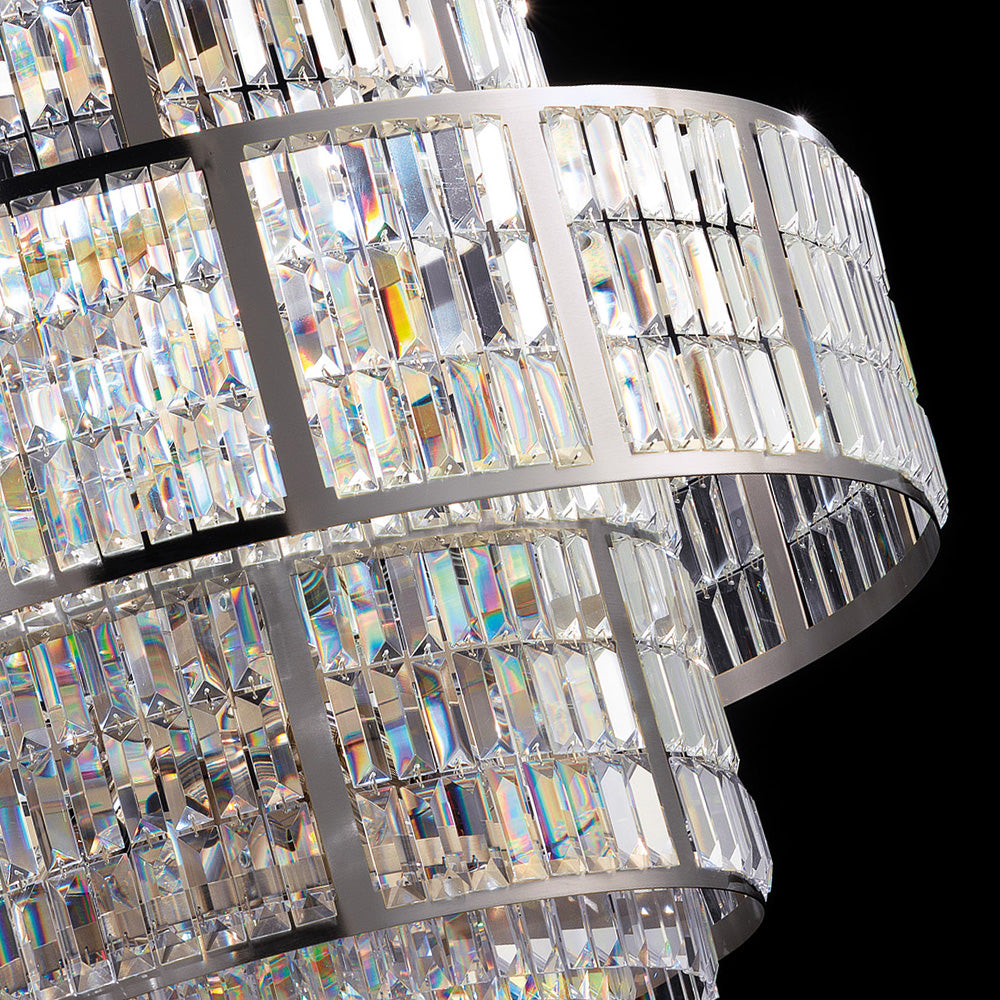 Italian Designer Art Deco Inspired Chandelier