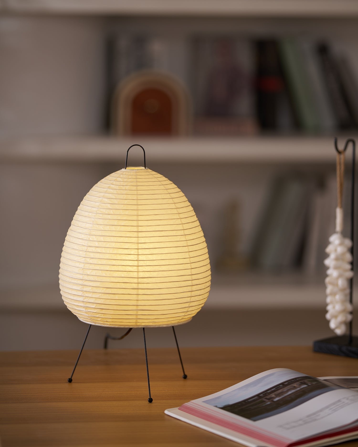Japanese Mulberry Paper Table Lamp