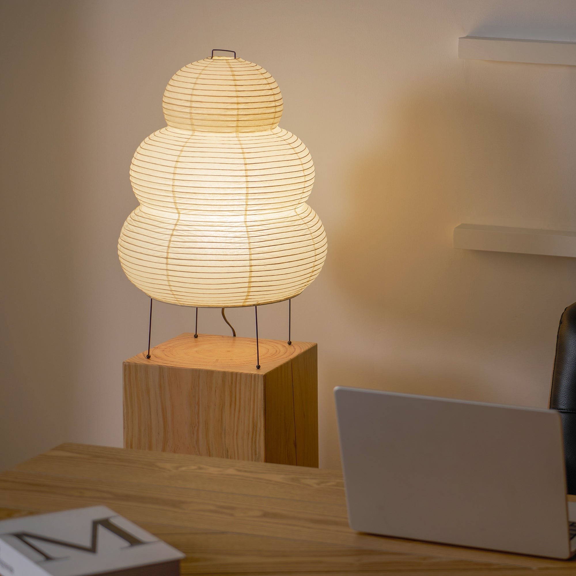Japanese Mulberry Paper Table Lamp