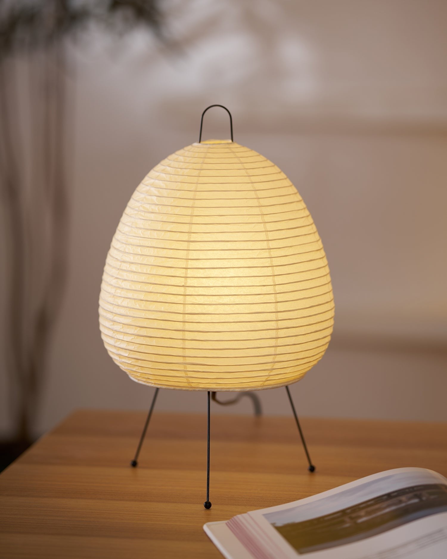 Japanese Mulberry Paper Table Lamp