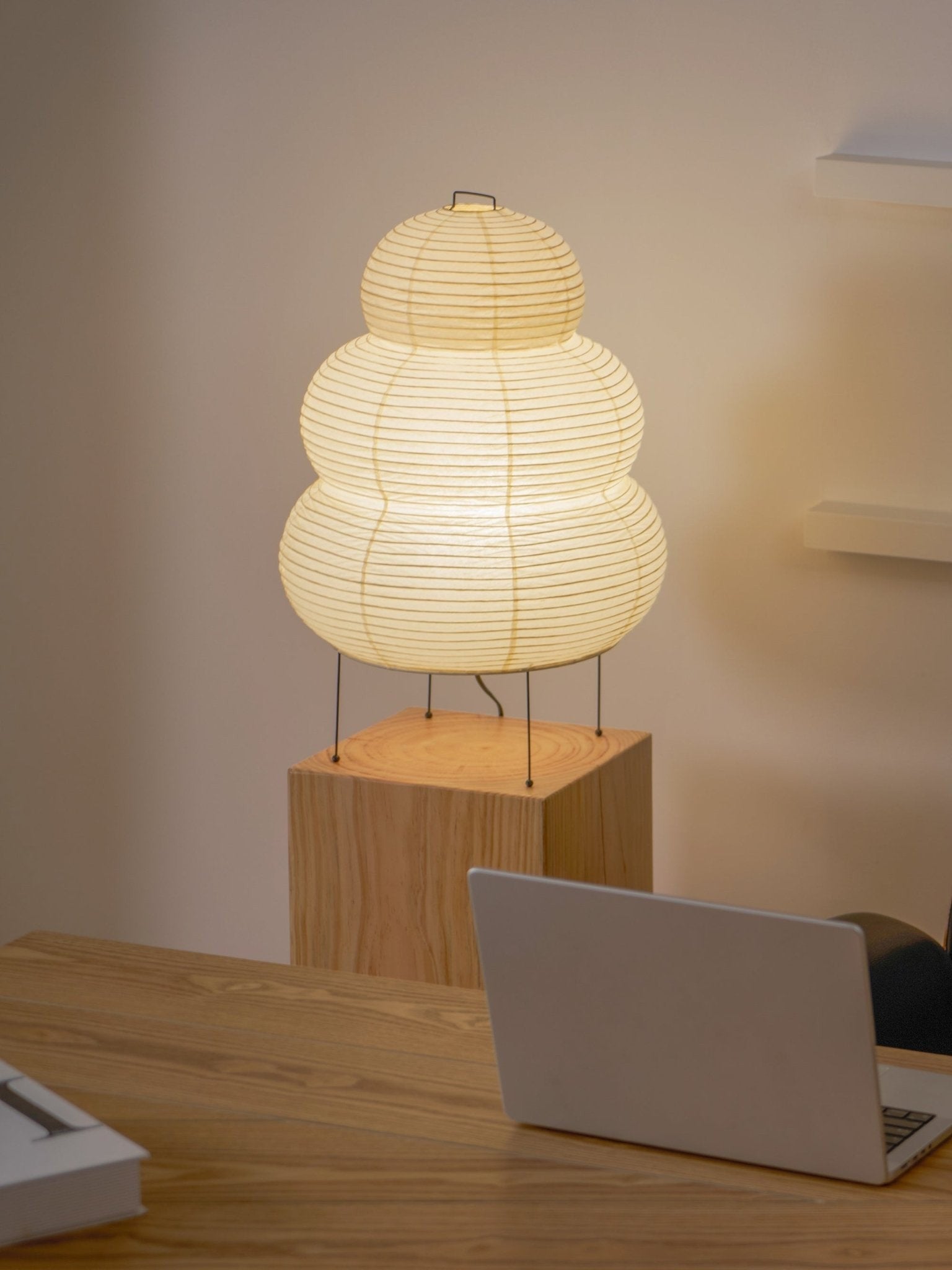 Japanese Mulberry Paper Table Lamp