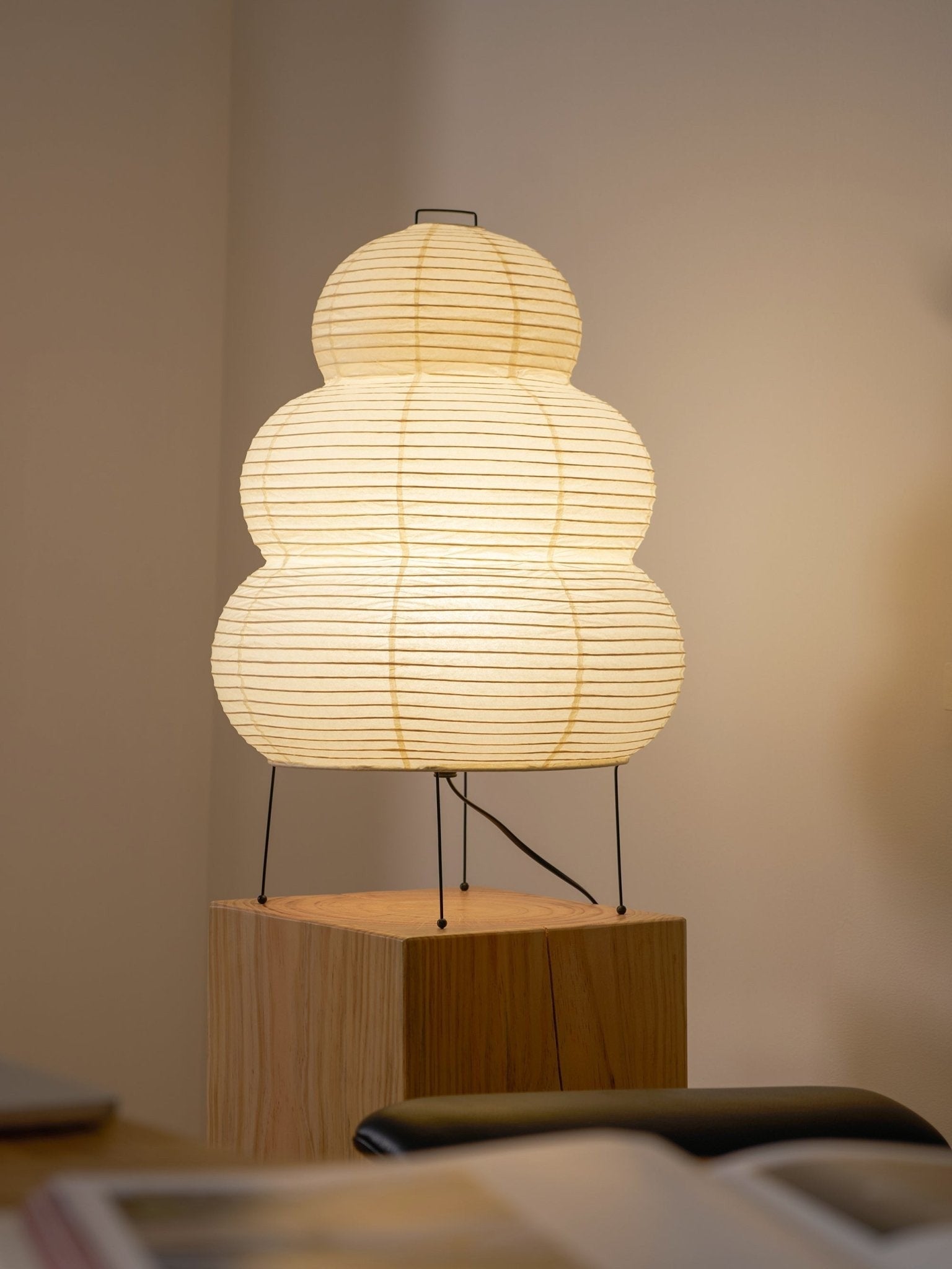 Japanese Mulberry Paper Table Lamp