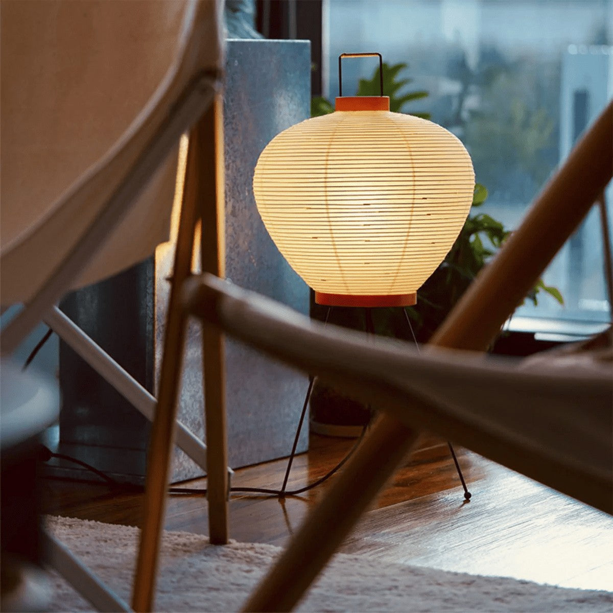 Japanese Mulberry Paper Table Lamp