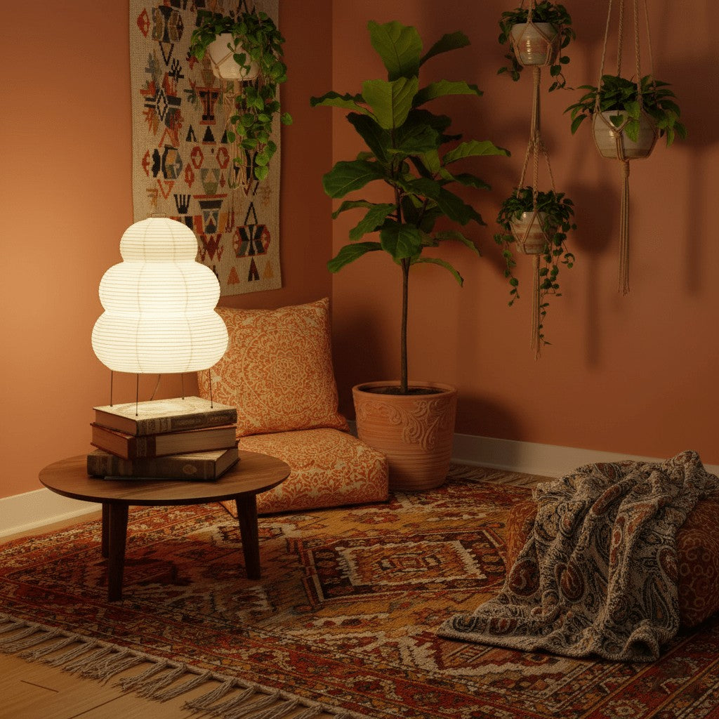 Japanese Mulberry Paper Table Lamp
