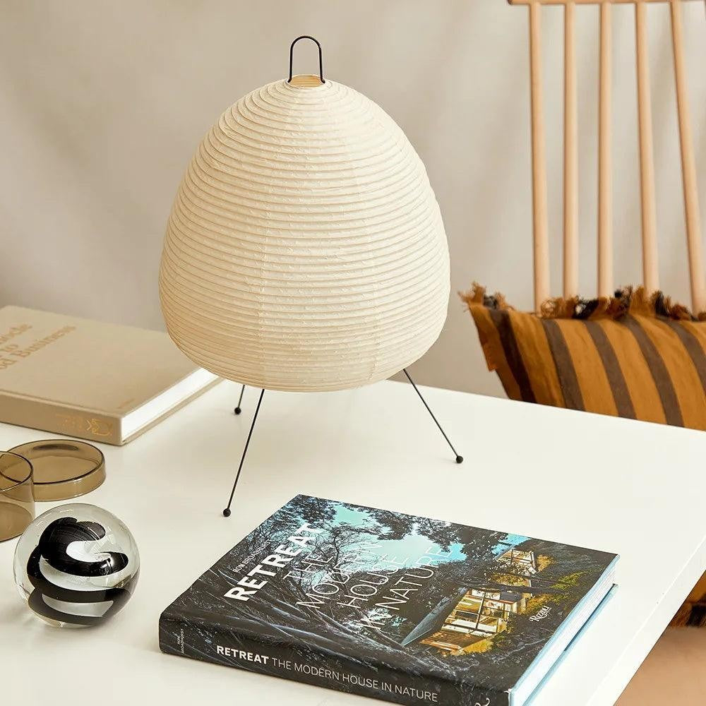 Japanese Mulberry Paper Table Lamp
