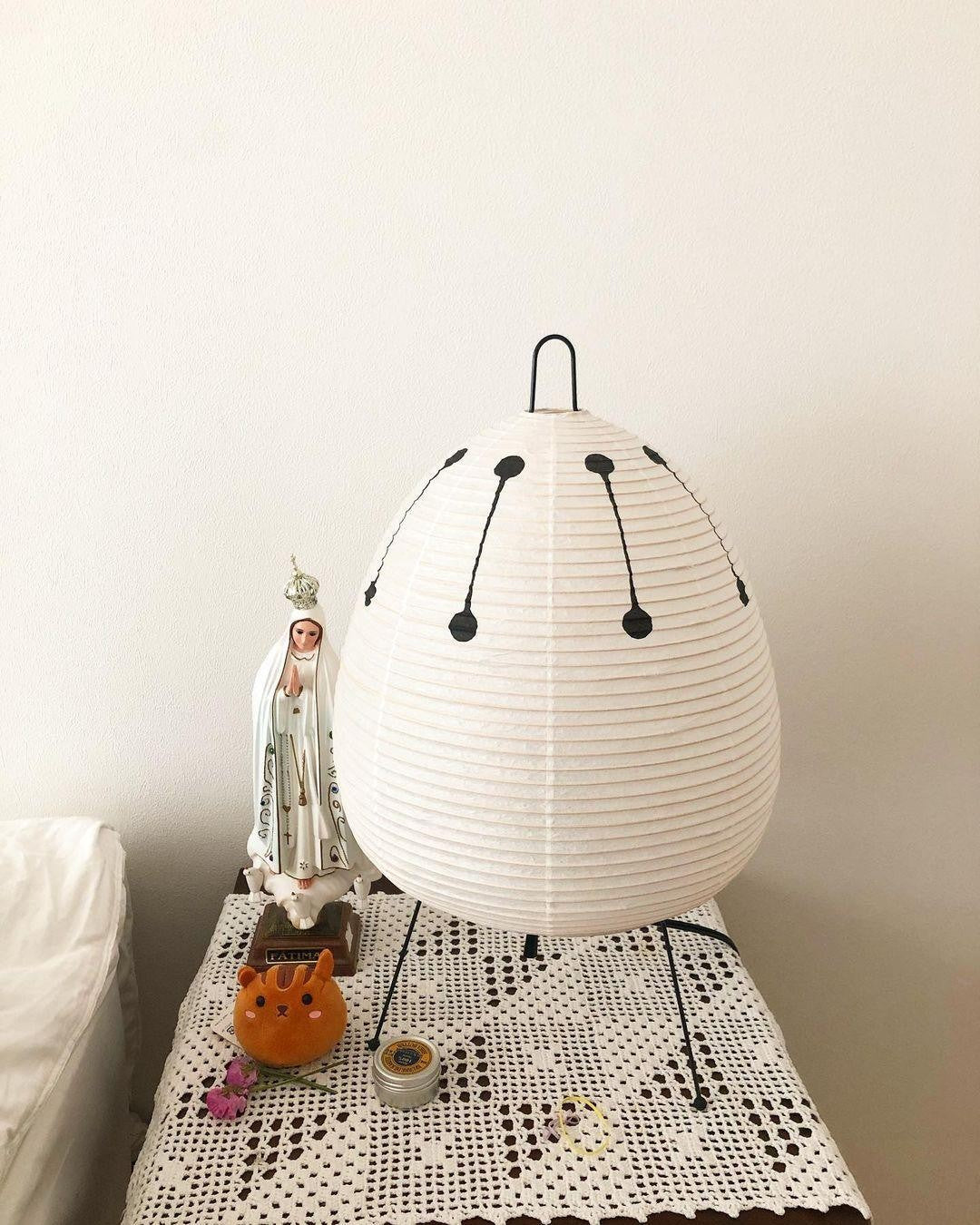 Japanese Mulberry Paper Table Lamp