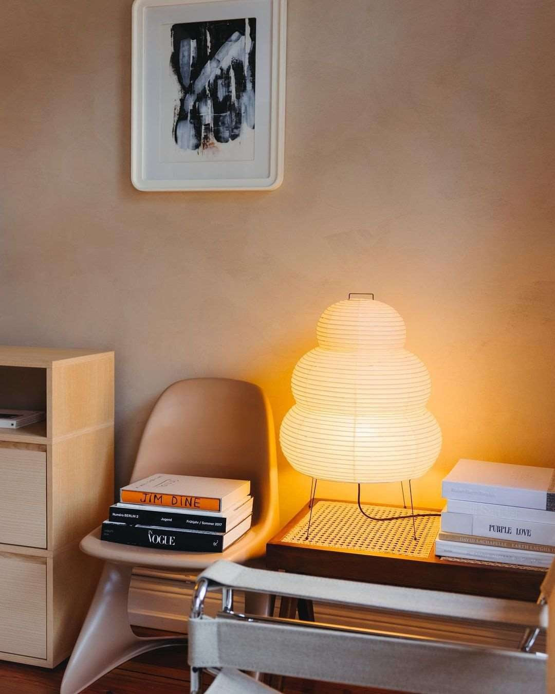 Japanese Mulberry Paper Table Lamp
