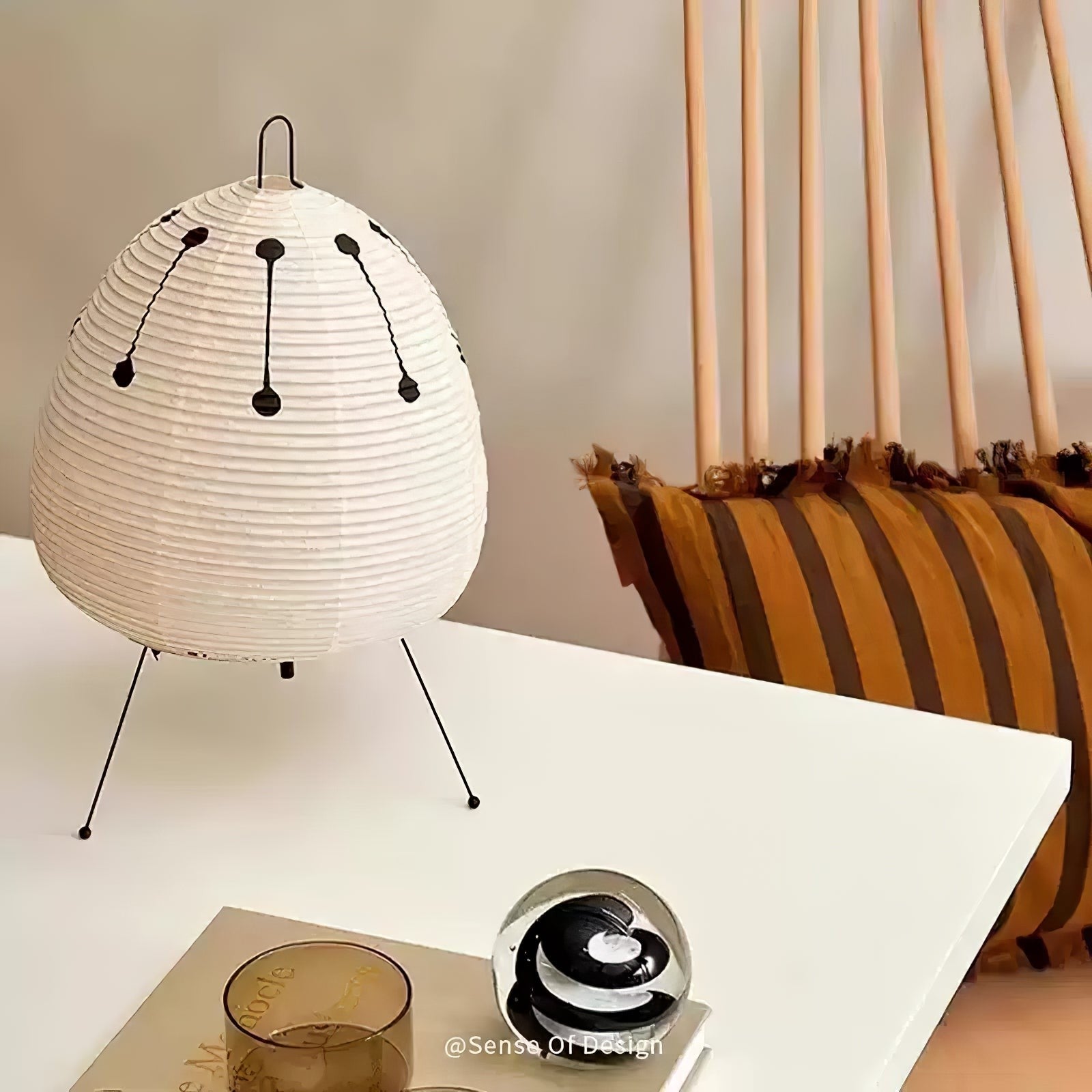 Japanese Mulberry Paper Table Lamp