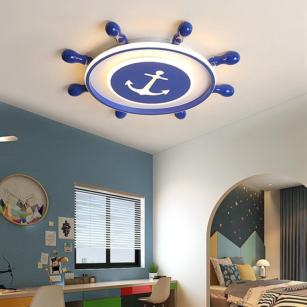 Anchor Insignia Flush Mount Ceiling Light Novelty LED