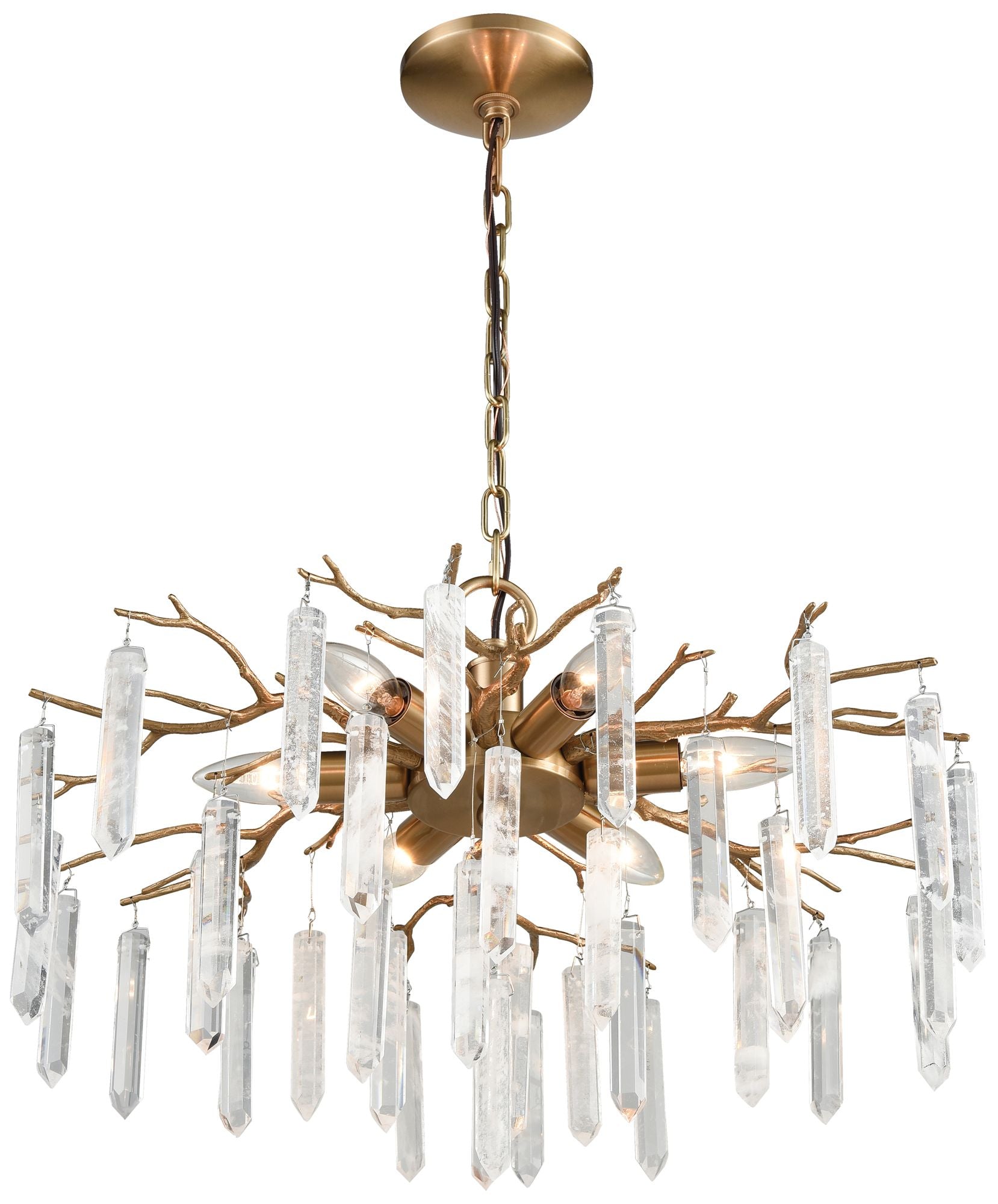 Kvist 6-Light Chandelier Cafe Bronze