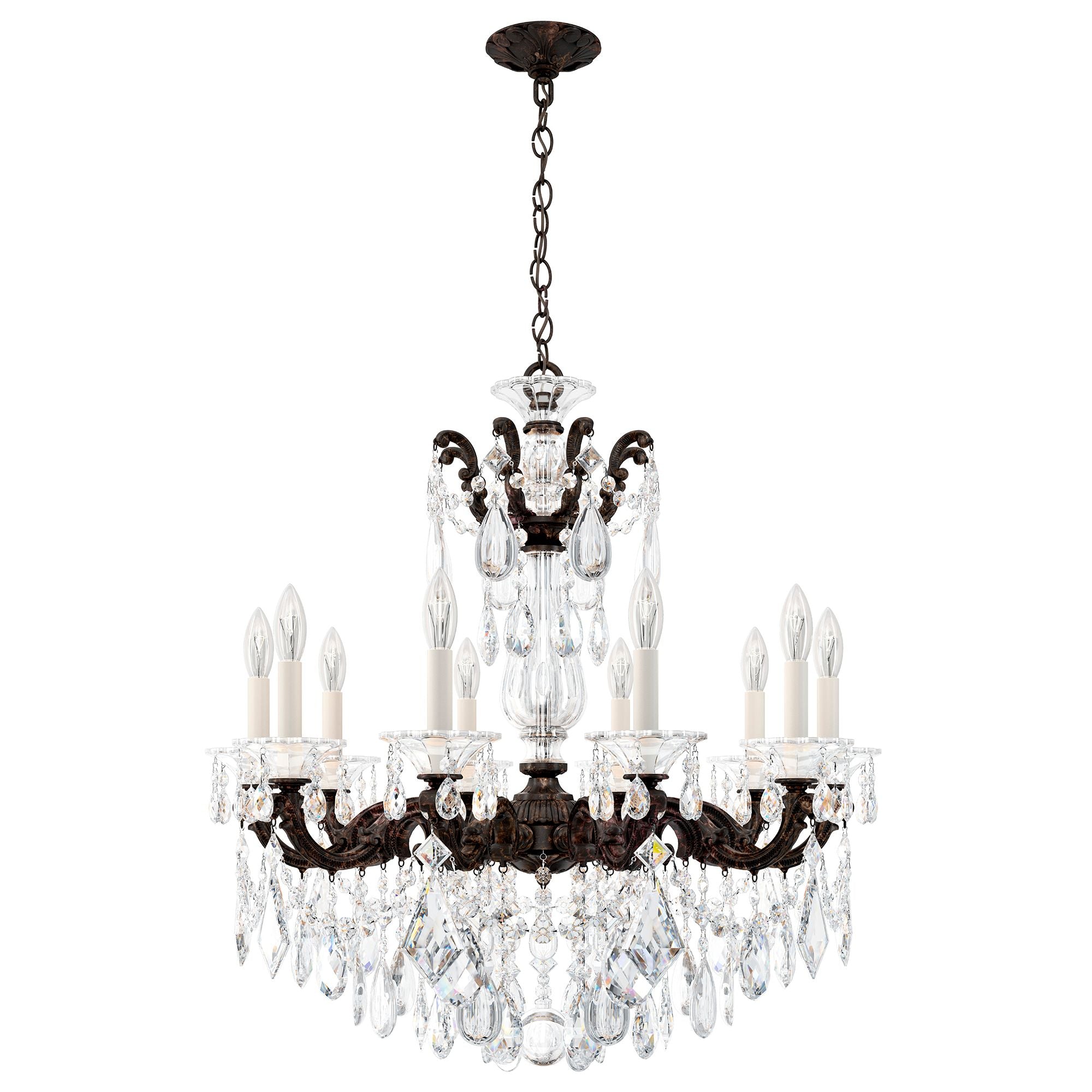 La Scala 29.5"H X 10-Light Crystal Chandelier