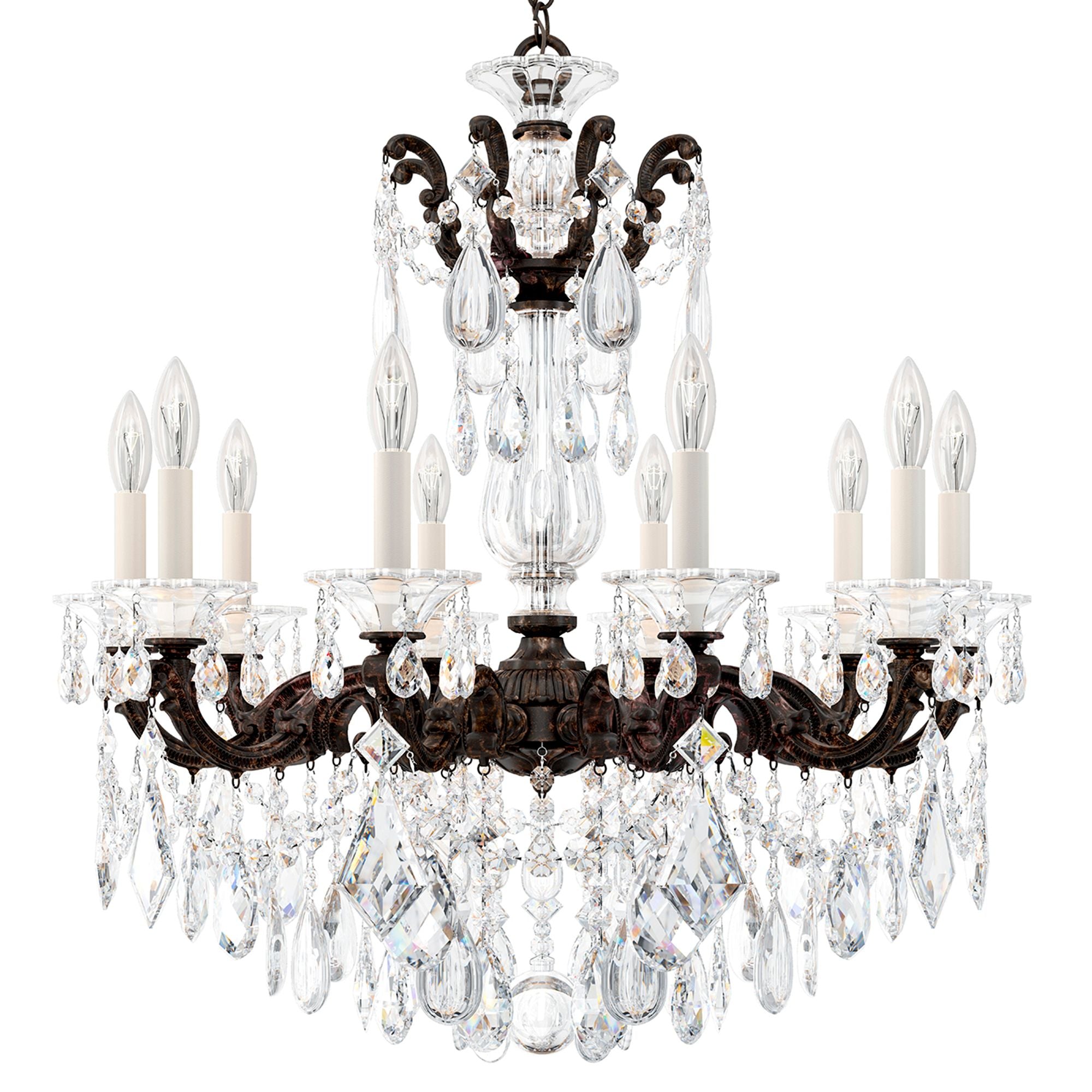 La Scala 29.5"H X 10-Light Crystal Chandelier