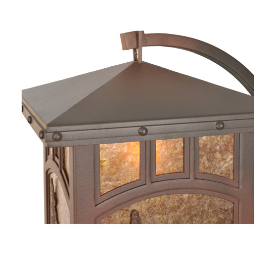 Utowana Lake 1-Light 32.00" Rust Over Wrought Iron Wall Sconce detail view 6