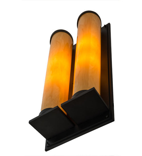 Legacy House 4-Light 36.00" Textured Black Wall Sconce detail view 4