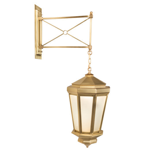 Wesleyan 1-Light 49.50" Natural Brass Wall Sconce detail view 6