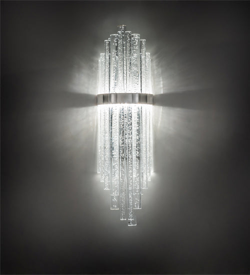 Aquagen 28.00" Mirror Stainless Steel LED Wall Sconce detail view 5