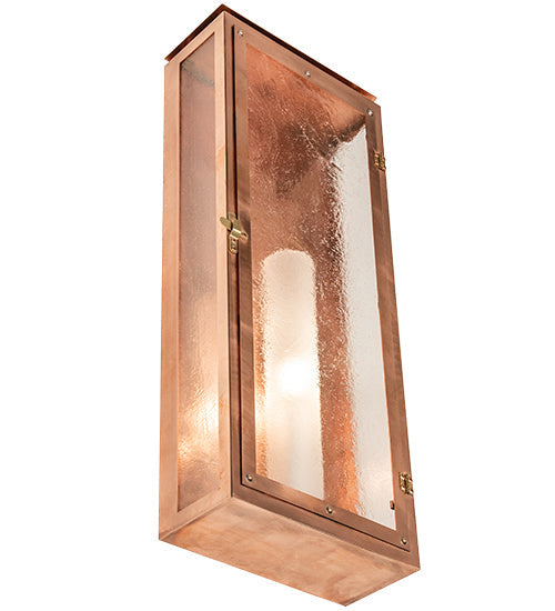 Nottingham 1-Light 23.00" Raw Copper And Raw Brass LED Wall Sconce detail view 5