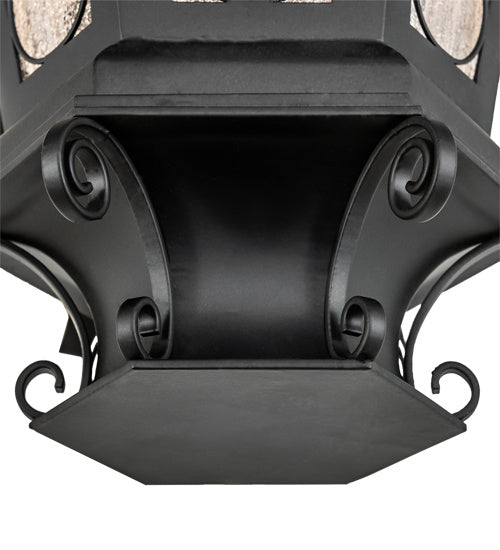 Chaumont 2-Light 25.50" Anodized Effect Black Wall Sconce detail view 4