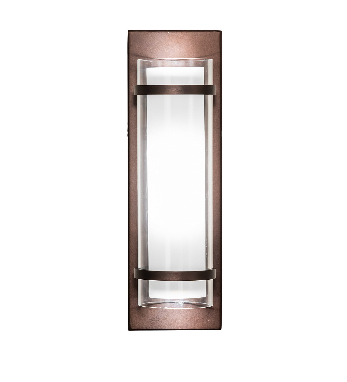 Roberts 16.00" Mahogany Bronze LED Wall Sconce detail view 4