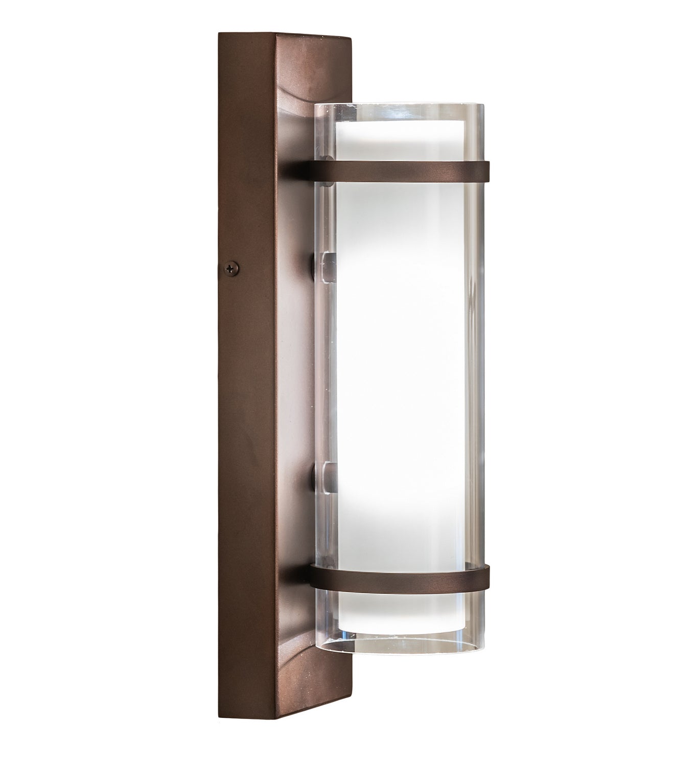 Roberts 16.00" Mahogany Bronze LED Wall Sconce detail view 5