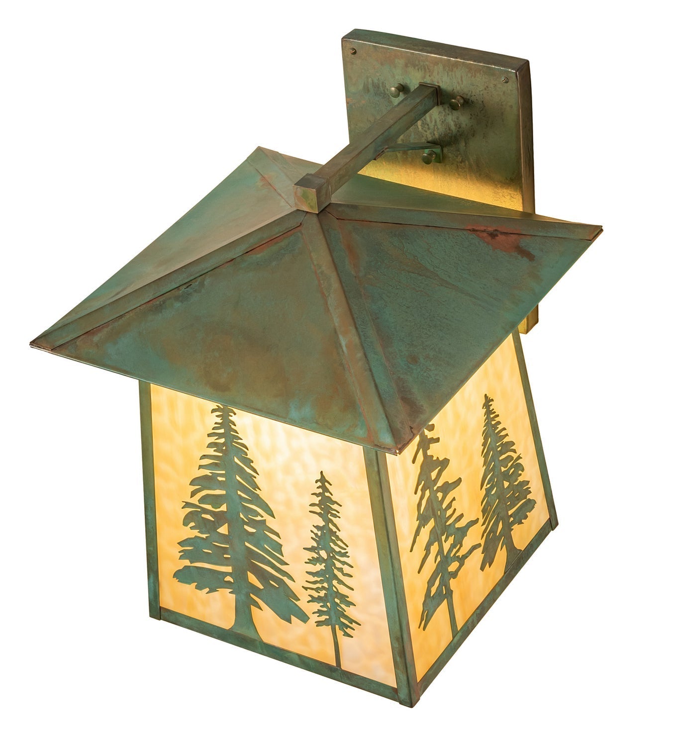 1-Light 20.00" Verdigris Wall Sconce detail view 3