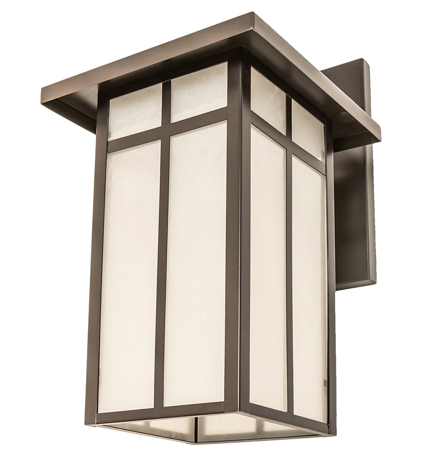 1-Light 17.50" Craftsman Brown On Copper Wall Sconce detail view 2