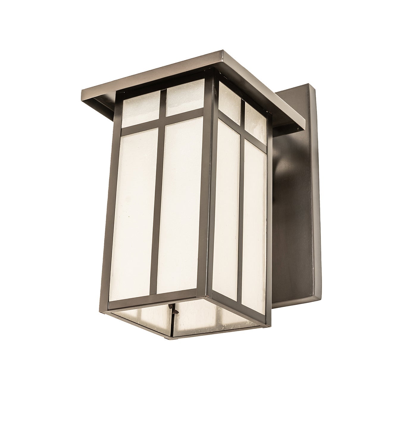 1-Light 12.50" Craftsman Brown On Copper Wall Sconce detail view 2