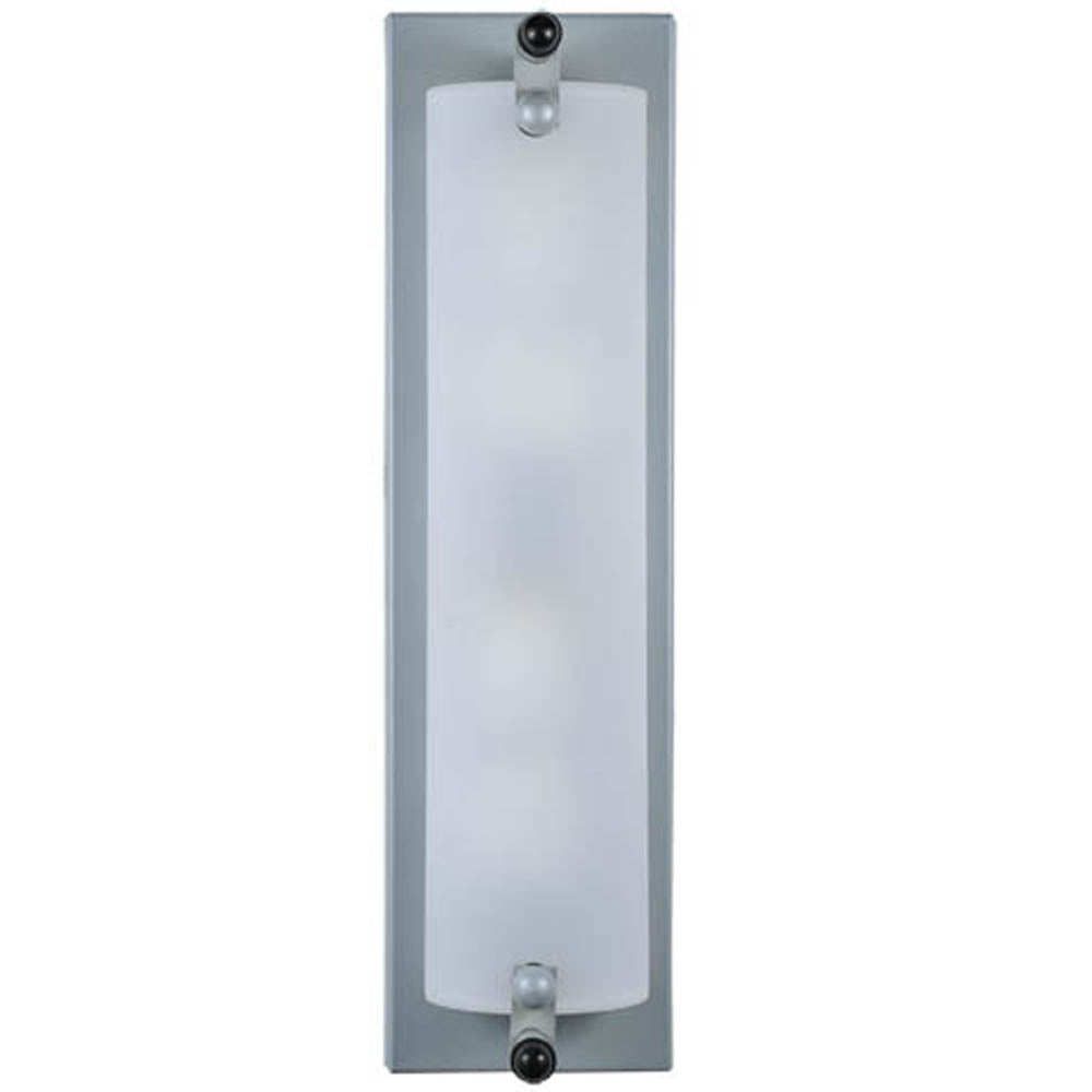 2-Light 2-Light 21.00" Black Metal LED Wall Sconce detail view 2