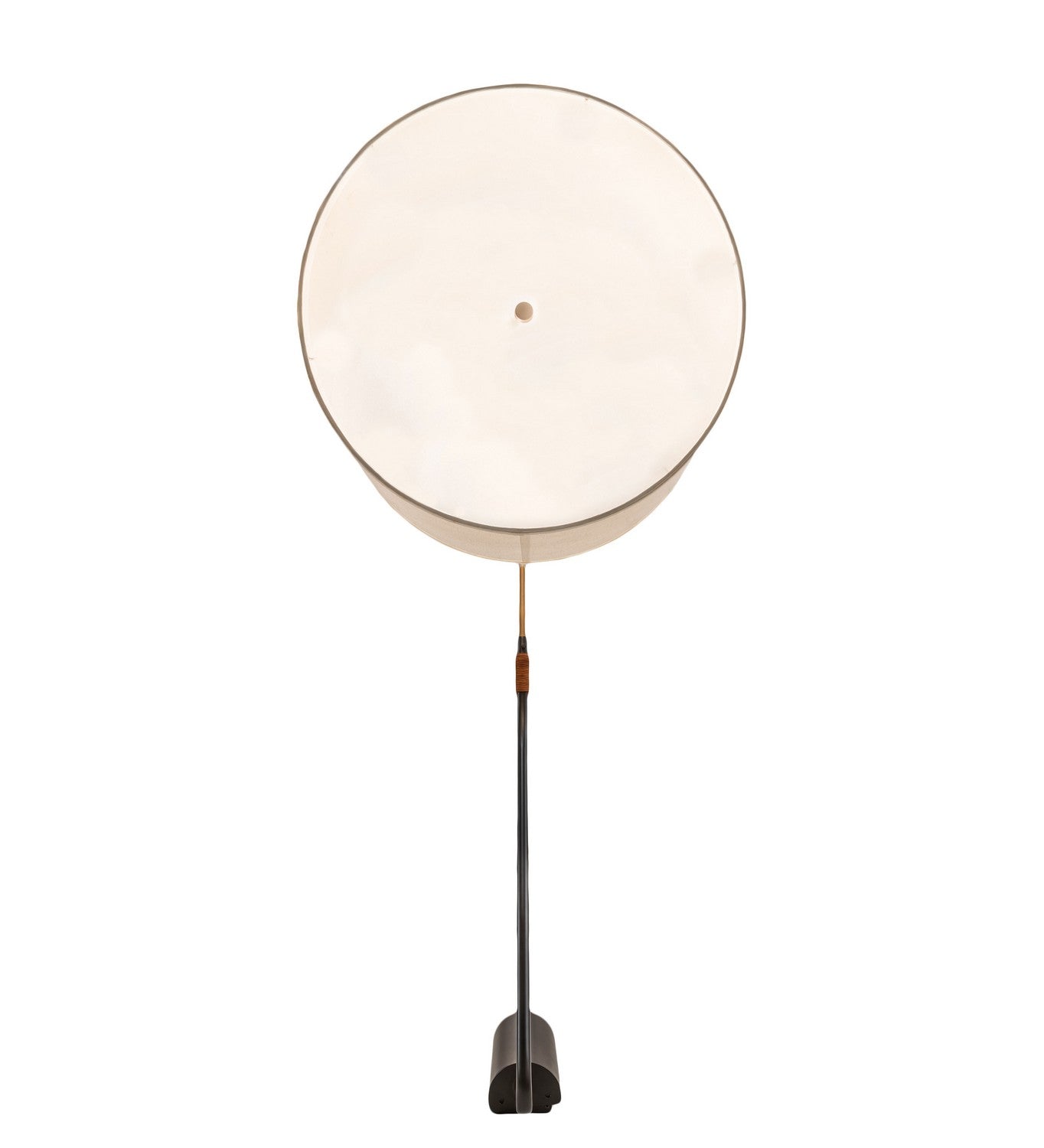 Cilindro 2-Light 24.50" Solar Black & Gold Matte LED Wall Sconce detail view 4