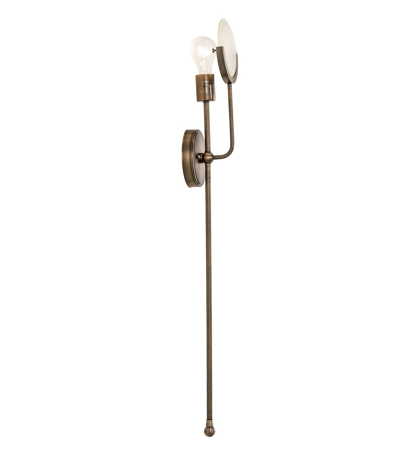 1-Light 36.00" Highlighted Craftsman Brown LED Wall Sconce detail view 4