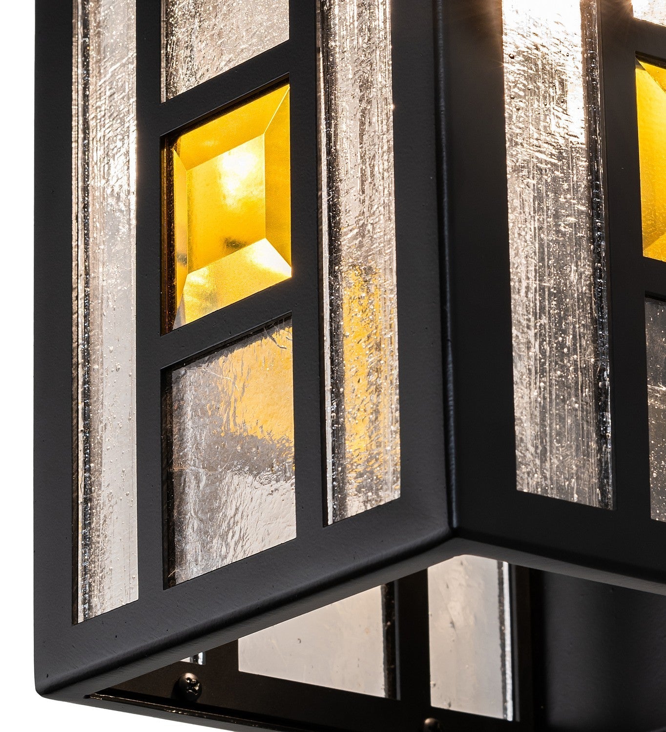 1-Light 12.00" Solar & Matte Black LED Wall Sconce detail view 4