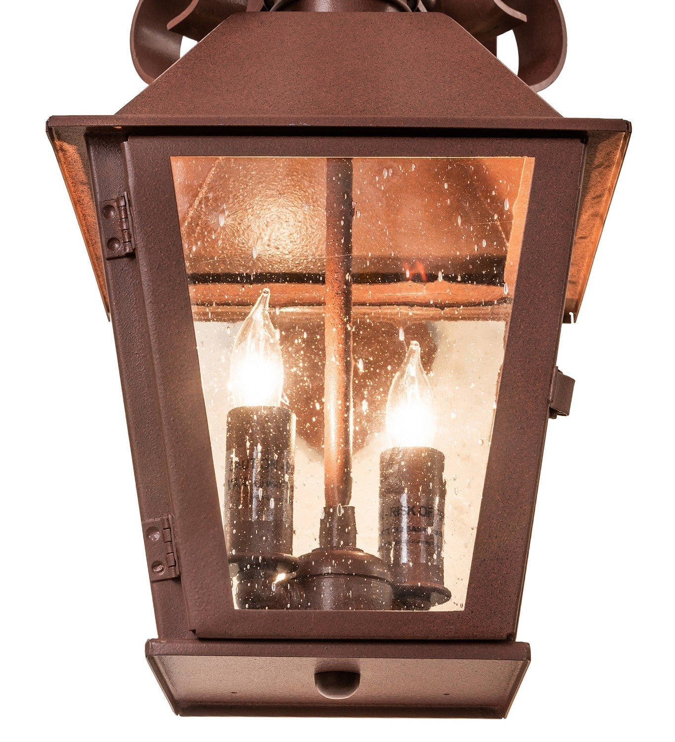 2-Light 2-Light 22.00" Rust Wall Sconce detail view 3