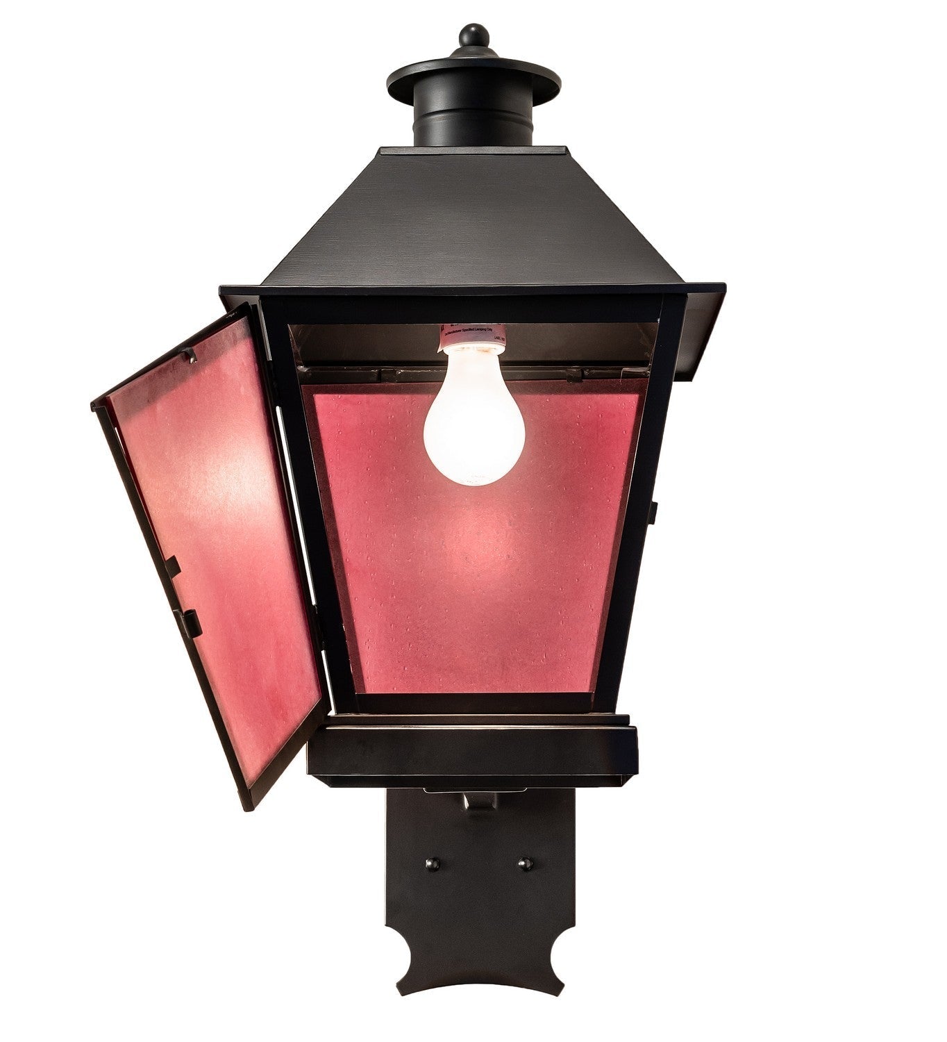 1-Light 22.00" Blackwash Wall Sconce detail view 5