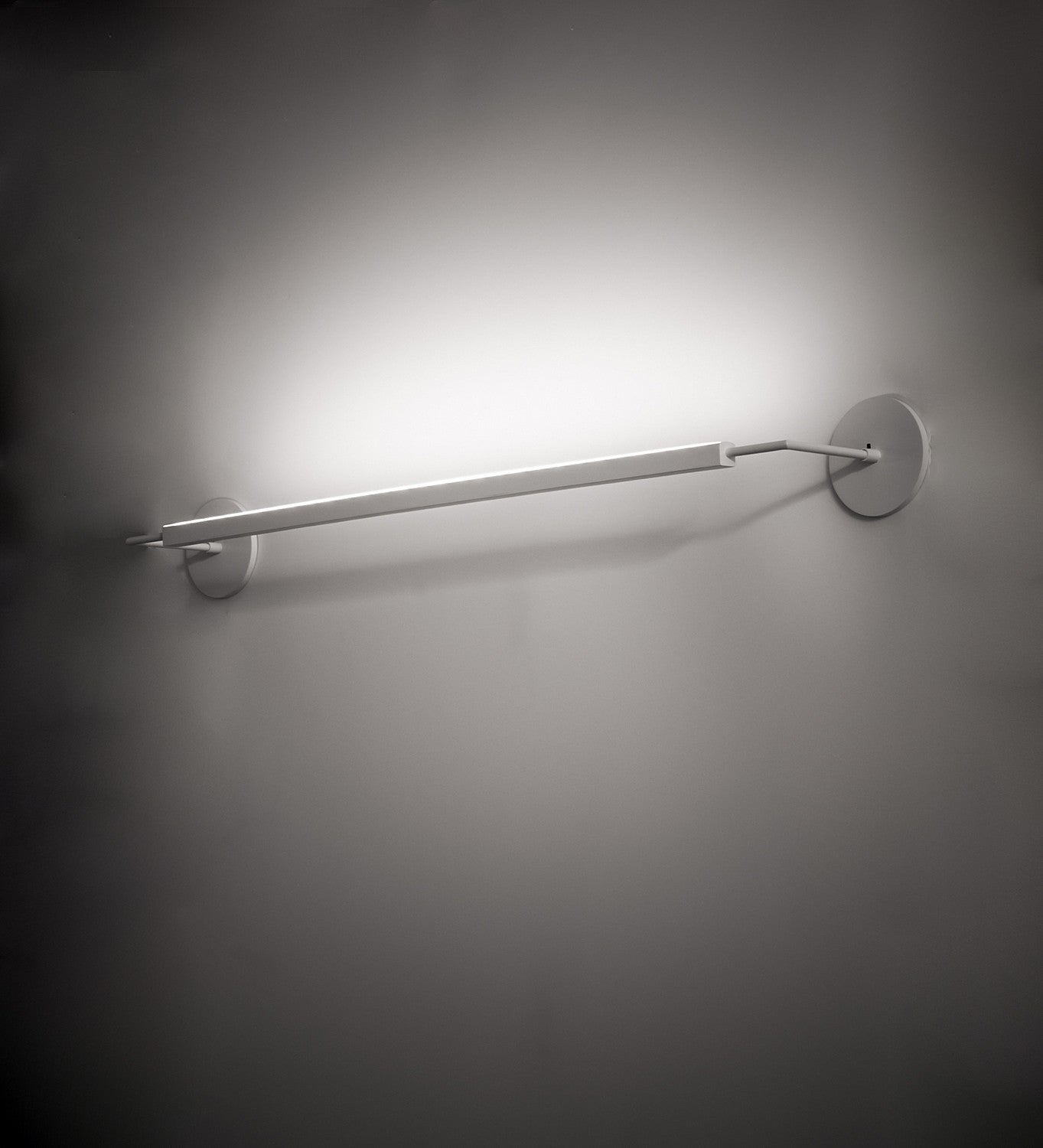 5.00" Gloss White LED Wall Sconce detail view 5