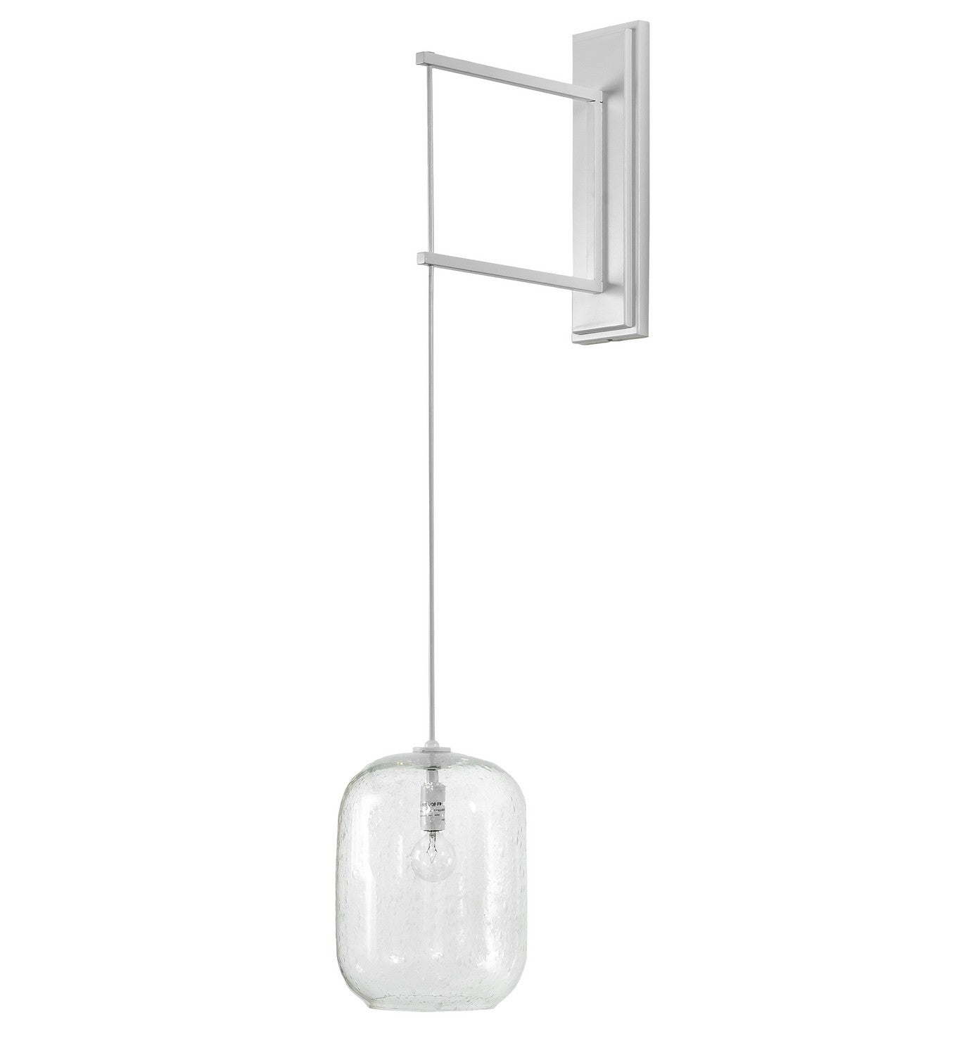1-Light 42.00" Gloss White LED Wall Sconce detail view 2