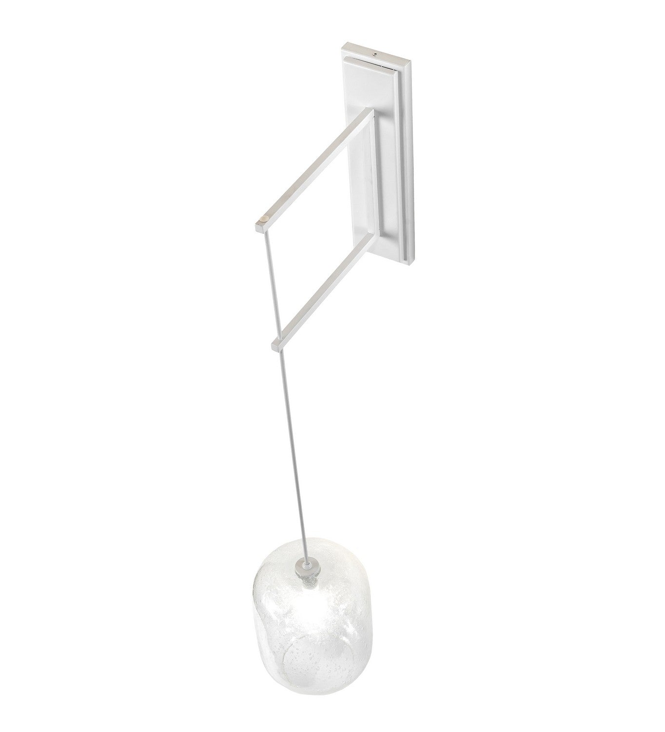 1-Light 42.00" Gloss White LED Wall Sconce detail view 3