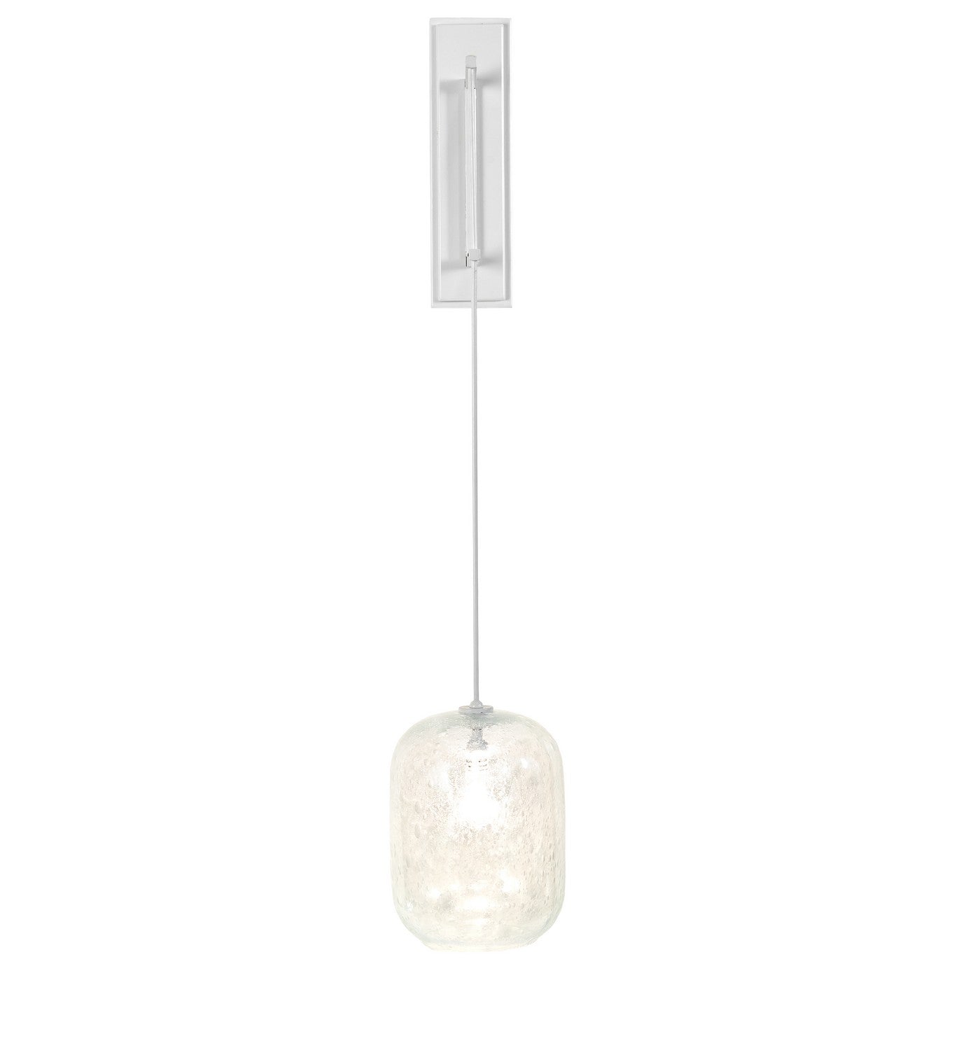 1-Light 42.00" Gloss White LED Wall Sconce detail view 4